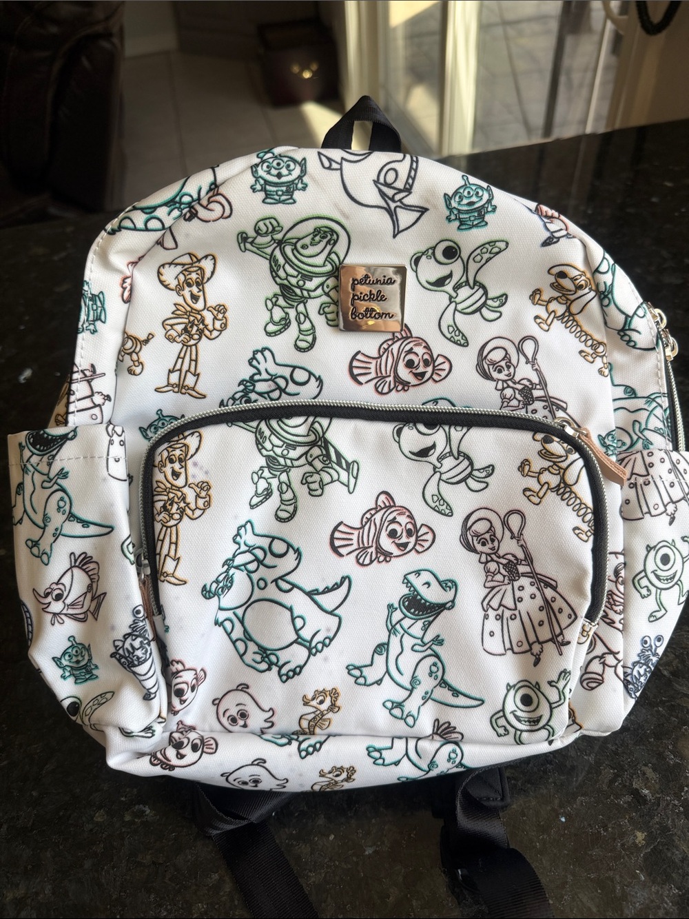 Petunia pickle bottomKids Backpack - White with Multi-Character Print Toy Story